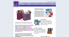 Desktop Screenshot of animalaidshop.org.uk